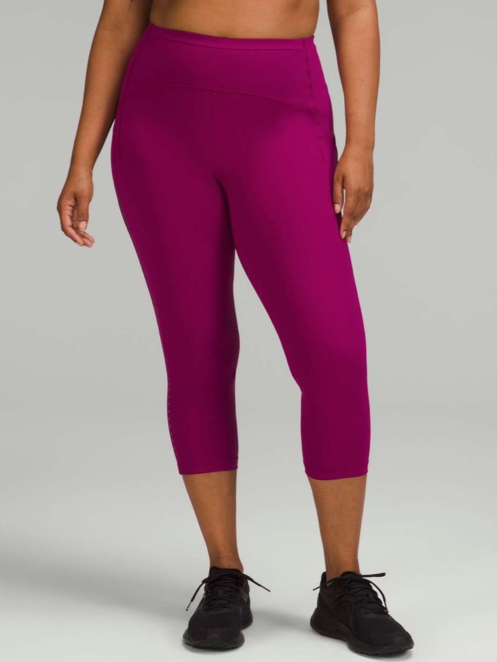 Lululemon Swift Speed High-Rise
Crop in Magenta Purple